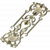 Ornate Floral Door Panel STL for CNC