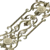 Ornate Floral Door Panel STL for CNC