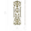Ornate Floral Door Panel STL for CNC