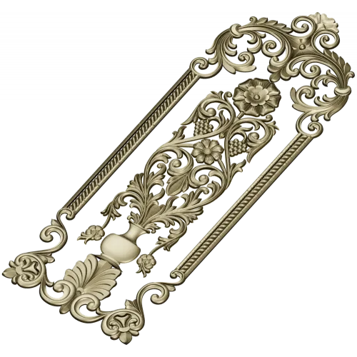 Regal Vase Vertical Panel - STL 3D model for CNC