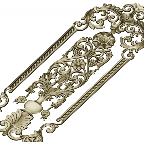 Regal Vase Vertical Panel - STL 3D model for CNC
