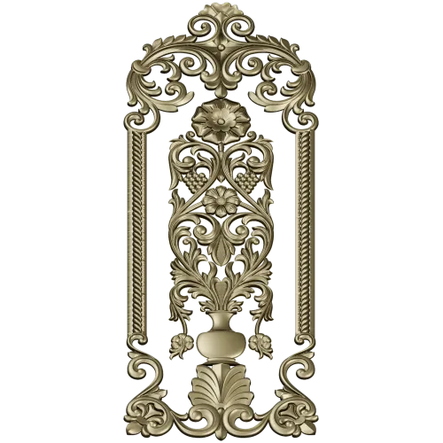 Regal Vase Vertical Panel - STL 3D model for CNC