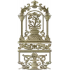 Арочная дверная панель "Вазон" - 3D модель STL для ЧПУ
