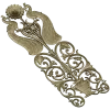 Павлиний картуш для фрезеровки - STL 3D модель