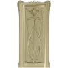 Art Nouveau Lily Door Panel - STL 3D model for CNC