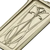 Art Nouveau Lily Door Panel - STL 3D model for CNC