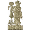 Кришна с флейтой - 3D модель в формате STL для ЧПУ