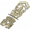 Ganesha Relief Panel STL for CNC Router