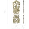 Ganesha Relief Panel STL for CNC Router