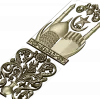 Minaret Relief Door Panel STL for CNC