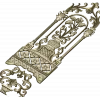 Florentine Arched Door Panel STL for CNC