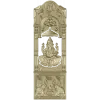 Ganesha Shrine Door Panel - detailed STL 3D model for CNC