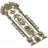 Imperial Pilaster - Baroque Door Overlay STL 3D model for CNC