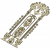 Imperial Pilaster - Baroque Door Overlay STL 3D model for CNC