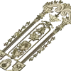 Imperial Pilaster - Baroque Door Overlay STL 3D model for CNC