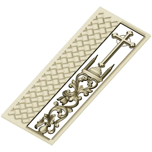 Orthodox Door Panel Relief STL for CNC