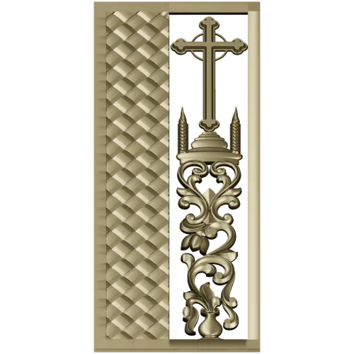 Orthodox Door Panel Relief STL for CNC