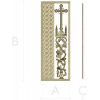 Orthodox Door Panel Relief STL for CNC