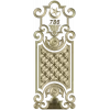 Ornate Quilted Door Panel STL