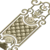 Ornate Quilted Door Panel STL