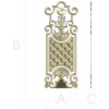 Ornate Quilted Door Panel STL