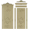 Rococo Door Panel STL for CNC Router