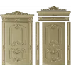 Rococo Door Panel STL for CNC Router