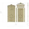 Rococo Door Panel STL for CNC Router