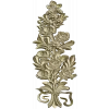 Floral Bouquet Applique STL - high-relief 3D model for CNC routers
