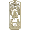Ornamental Lotus Offering Panel - STL 3D Relief for CNC