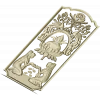 Ornamental Lotus Offering Panel - STL 3D Relief for CNC