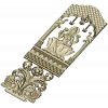 Лакшми на лотосе - 3D модель STL для ЧПУ