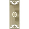Decorative Door Panel STL - Rosette & Helm Relief