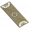 Decorative Door Panel STL - Rosette & Helm Relief