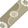 Decorative Door Panel STL - Rosette & Helm Relief