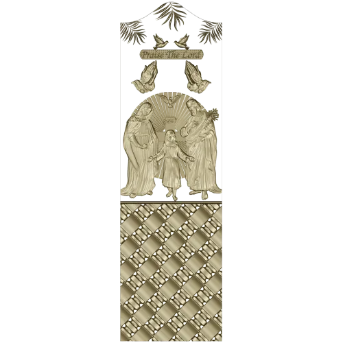 Sacred Family Door Panel