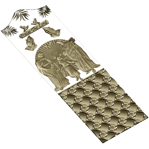 Sacred Family Door Panel