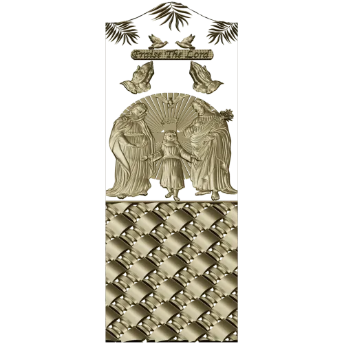 Sacred Family Door Panel