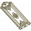 Regal Fleur Door Panel - ornate door panel 3D model (STL) for CNC