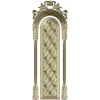 Ornate Arched Door Panel STL for CNC