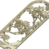 Arched Grapevine Decorative Panel - STL 3D Model for CNC
