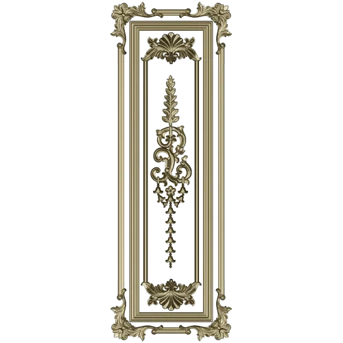 Regal Acanthus Door Panel STL for CNC