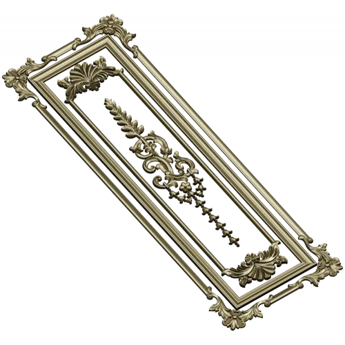 Regal Acanthus Door Panel STL for CNC