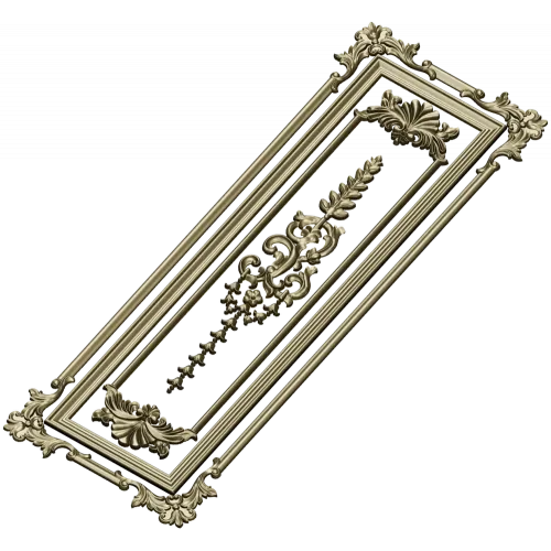 Regal Acanthus Door Panel STL for CNC