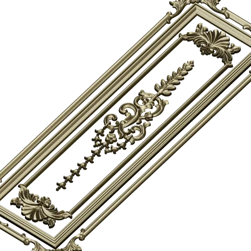 Regal Acanthus Door Panel STL for CNC