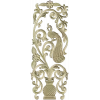 Peacock Urn Vertical Panel STL for CNC