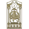 Ganesha Shrine Panel - STL 3D Model for CNC