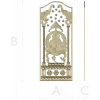 Ganesha Shrine Panel - STL 3D Model for CNC