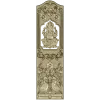 Резная панель с Ганешей - 3D STL для ЧПУ