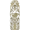 Imperial Peacock Vertical Panel - STL 3D model for CNC milling